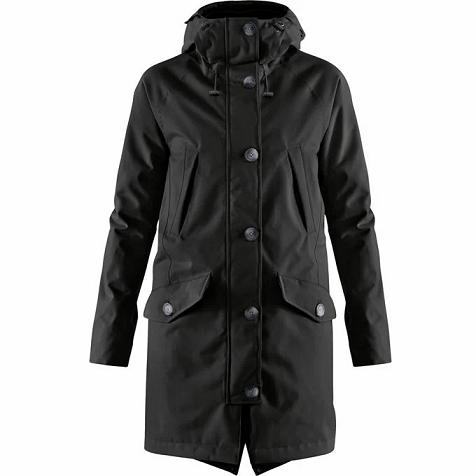 Fjällräven Women Kiruna Parka Black PH47576 Philippines